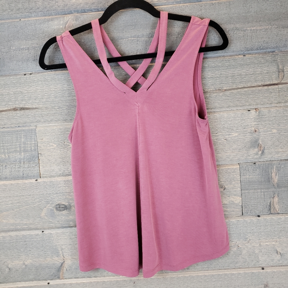 AEO Soft & Sexy Sueded Strappy Tank Top Purple - Picture 1 of 6